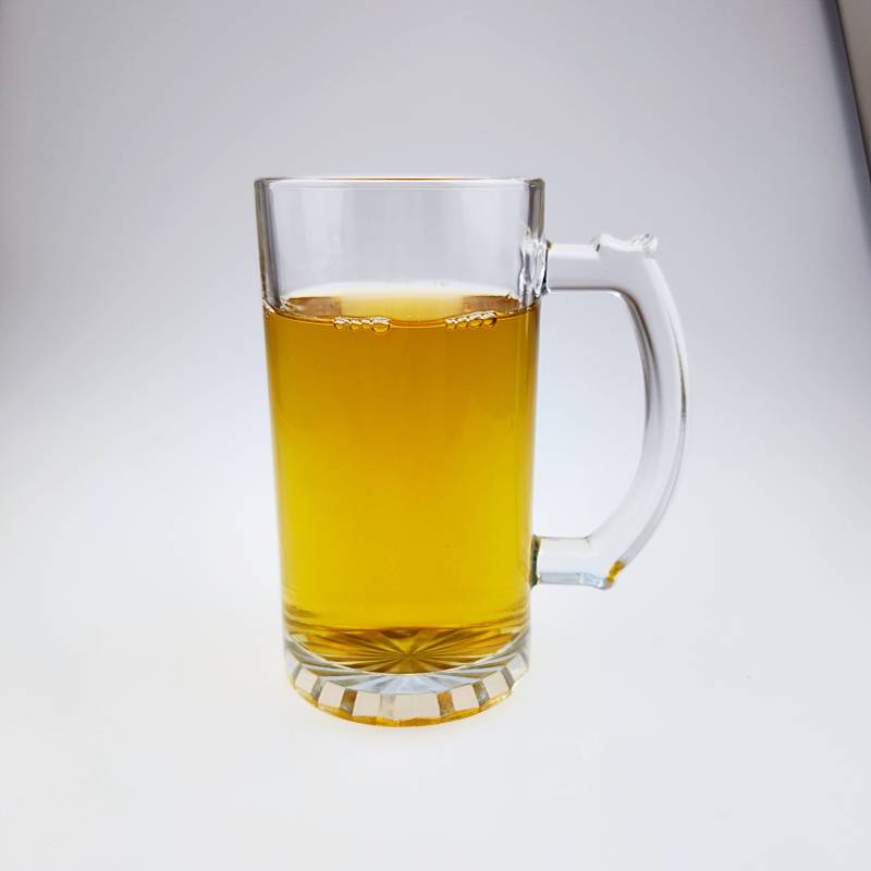 Classic Clear Glass Beer Mug