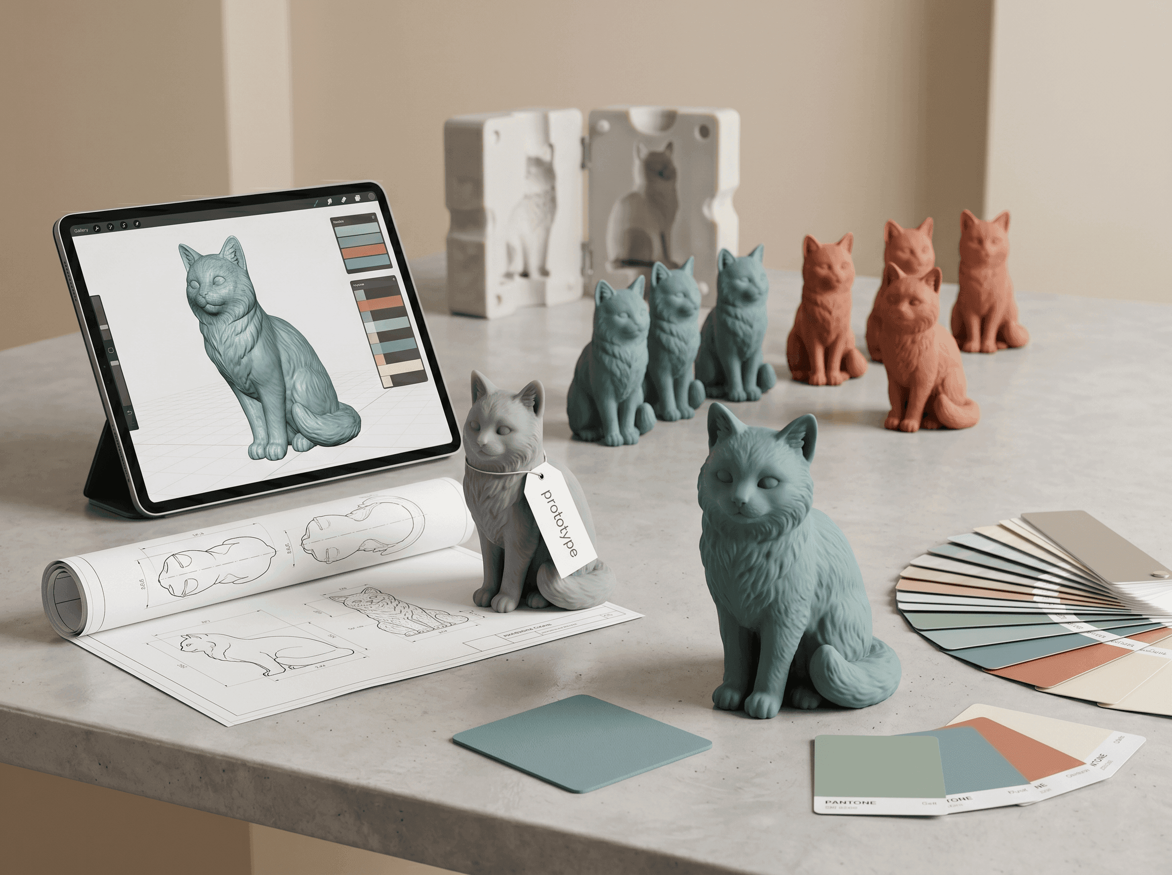 Силиконовые 3D‑фигурки