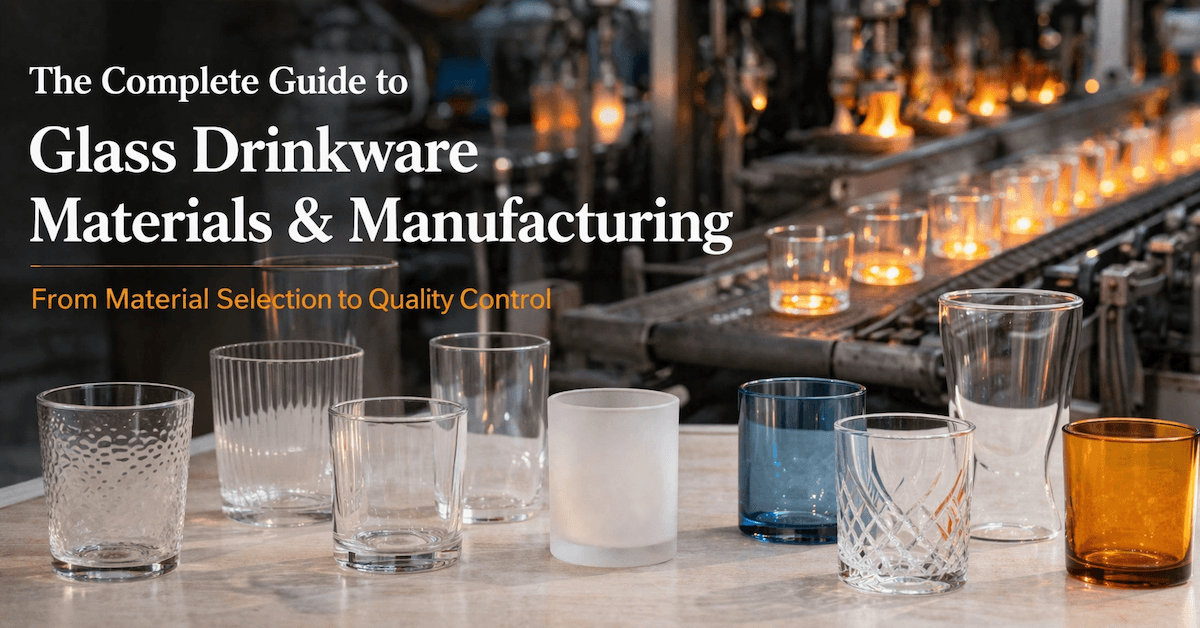 玻璃饮具材料选择指南：技术、生产和质量控制