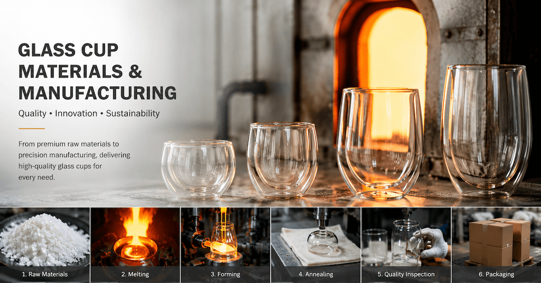 Glass Cup Materials & Manufacturing: From Borosilicate Innovation to Sustainable Production