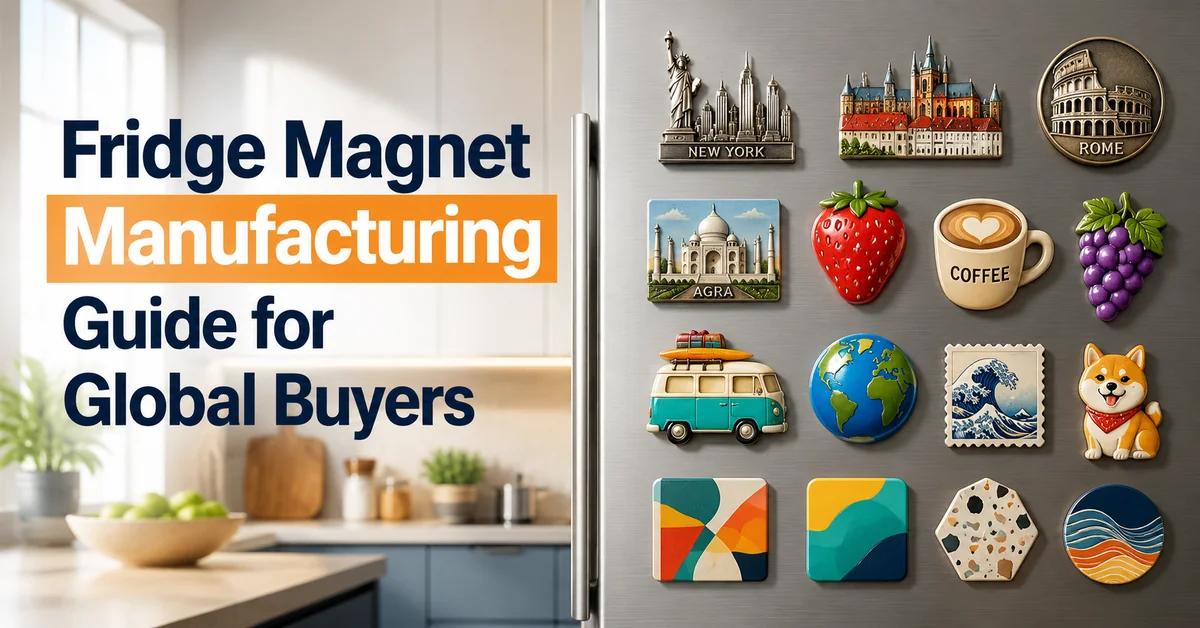 Fridge Magnet Manufacturing Guide: How HoeGifts Supports Custom Decorative Magnet Production