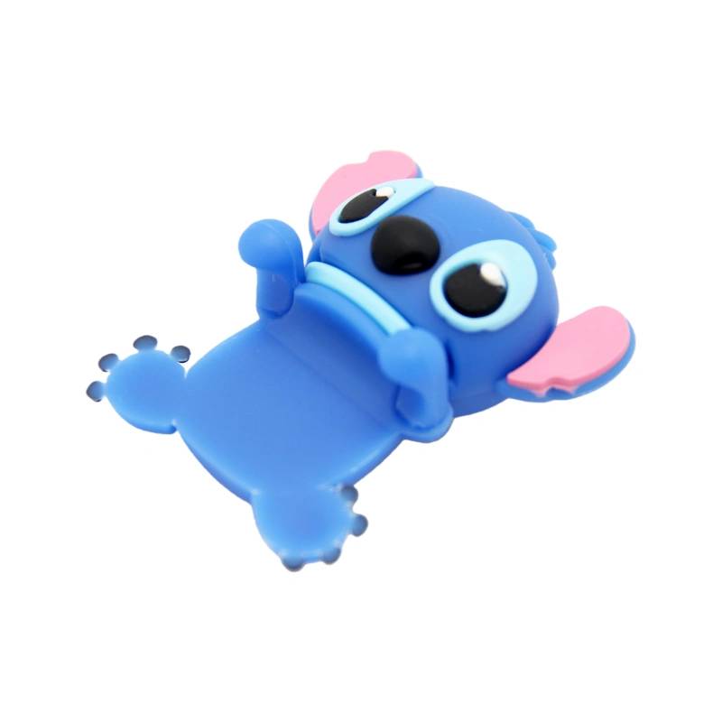 Protection de câble en silicone bleue à motif dessin animé