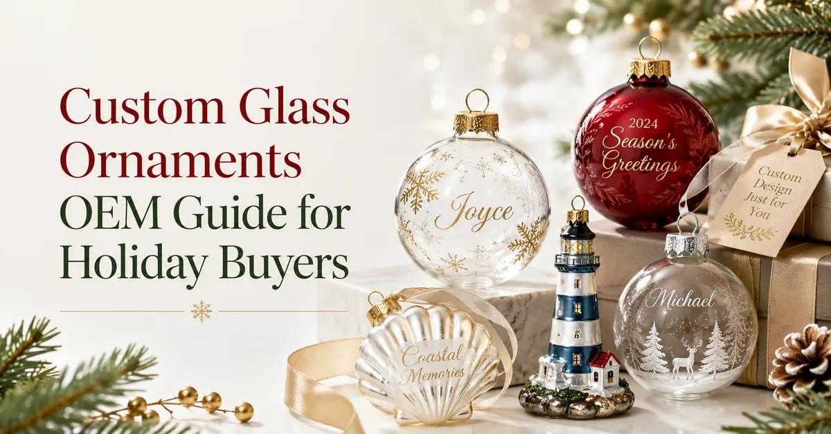 Custom Glass Ornaments: OEM Manufacturing Guide for Personalized Holiday Décor Buyers