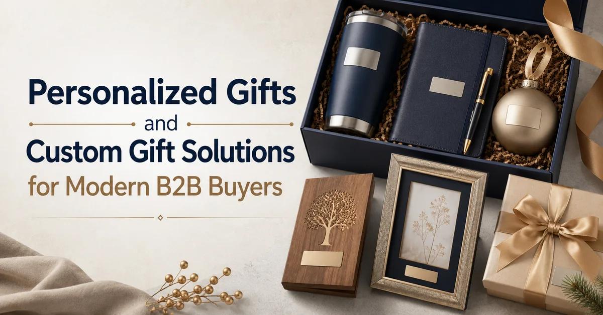 Regalos personalizados y soluciones de regalos a medida para compradores B2B modernos.