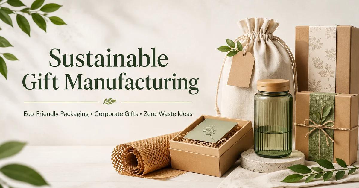 Sustainable Gift Manufacturing: The Future of Eco-Friendly Packaging and Corporate Gifting