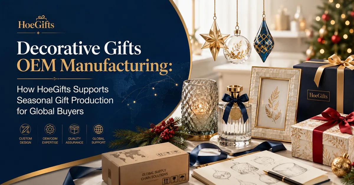 Decorative Gifts OEM Manufacturing: How HoeGifts Supports Seasonal Gift Production for Global Buyers