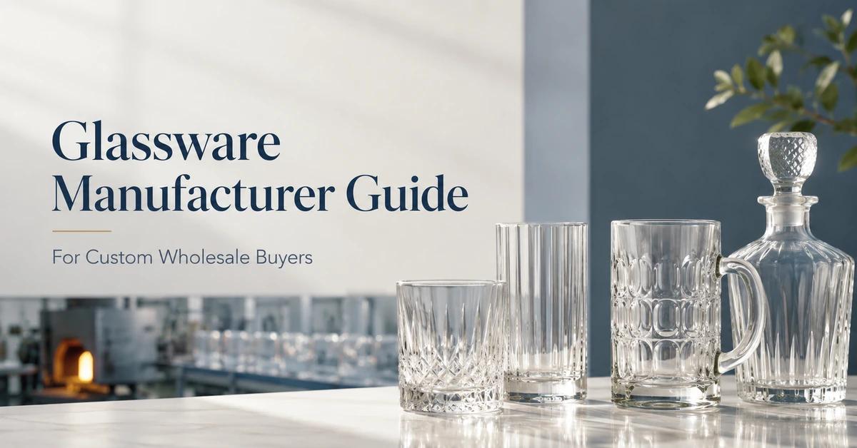 How to Choose a Reliable Glassware Manufacturer for Custom and Wholesale Glassware Programs